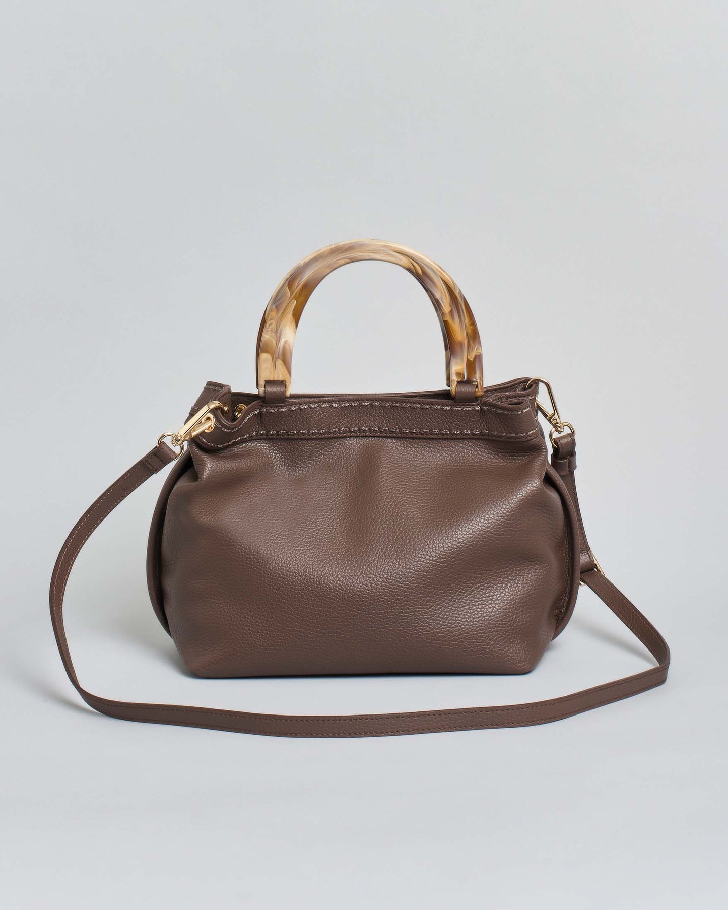 VISONA' - Borsa Ambra Medium - Corteccia