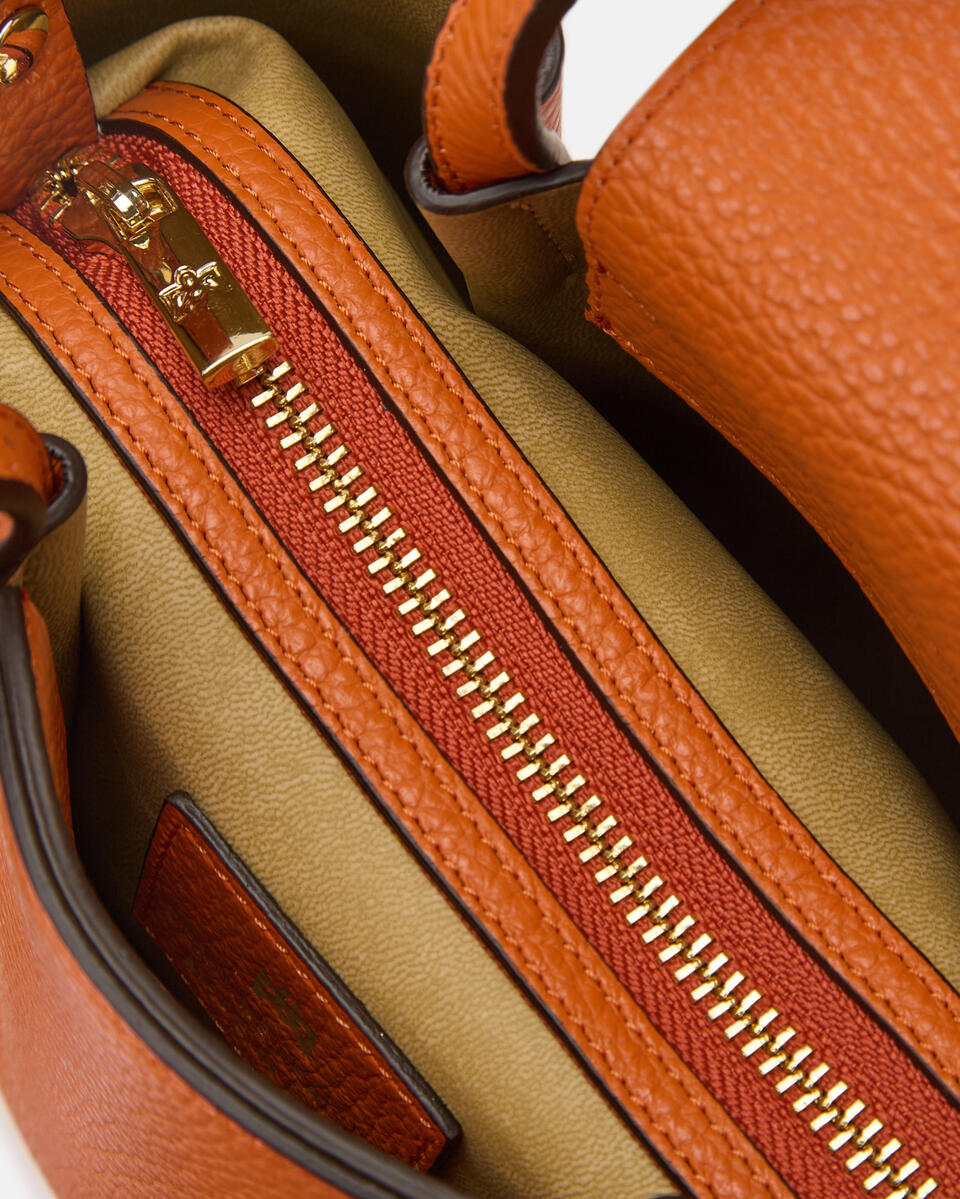 CUOIERIA FIORENTINA - Mini Tote Bag Candy - Arancio
