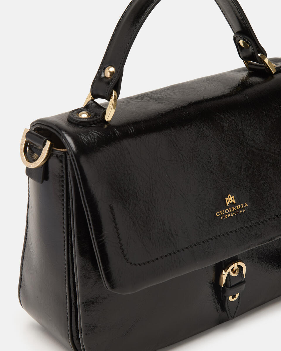 CUOIERIA FIORENTINA - Borsa Eva Soft Flap - Nero