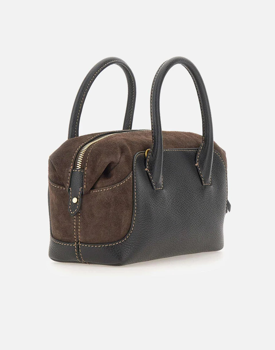 GIANNI CHIARINI - Borsa Tote Gemma M - Moka-Nero