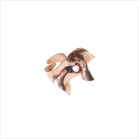 MIRIAM NORI - Anello in Bronzo Carta Piccolo