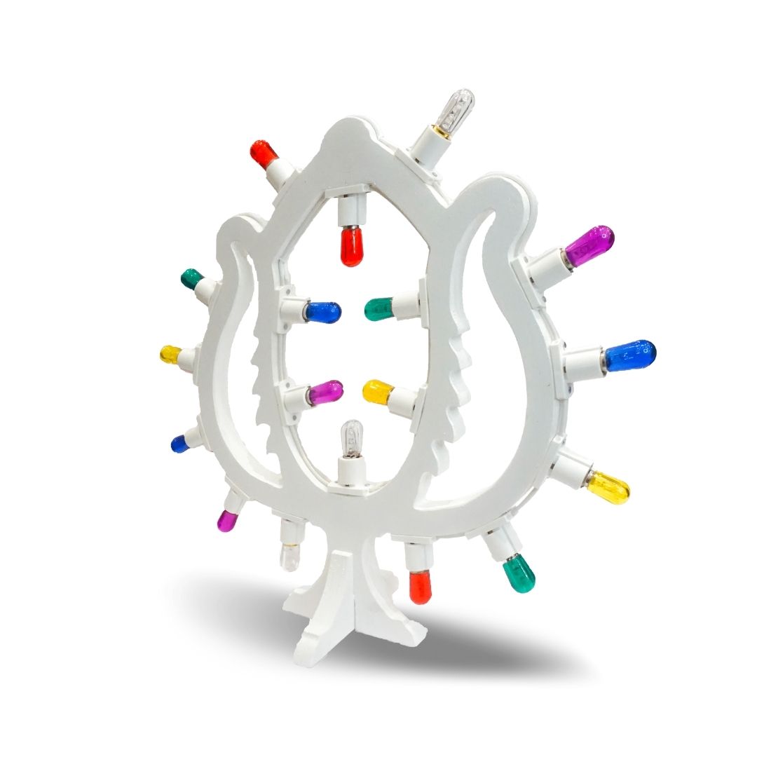 Lampada pumo Bianco Multicolor