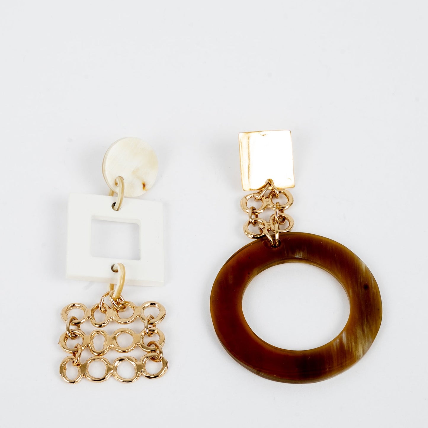 MIRIAM NORI - Orecchini in Bronzo Corno