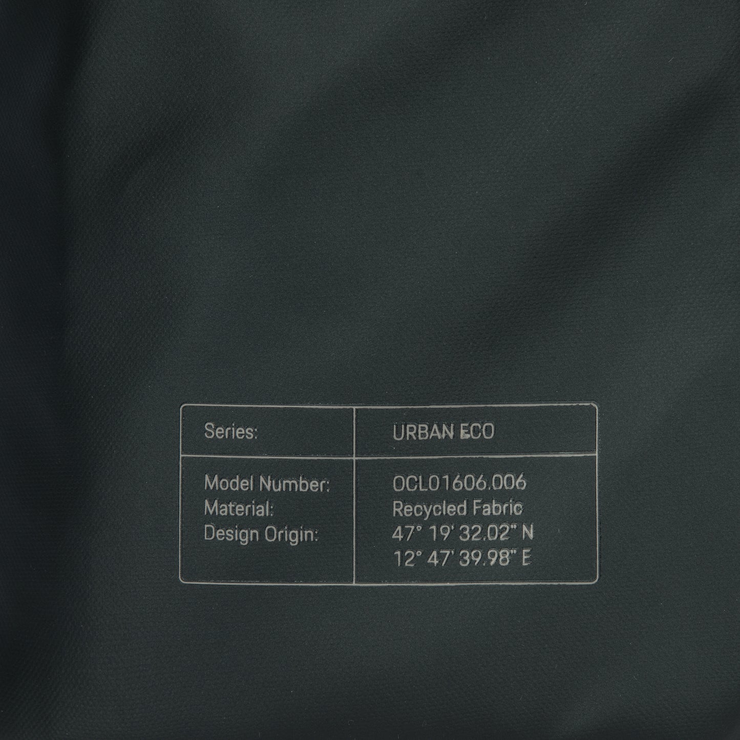 PORSCHE DESIGN - Urban Eco Backpack XS