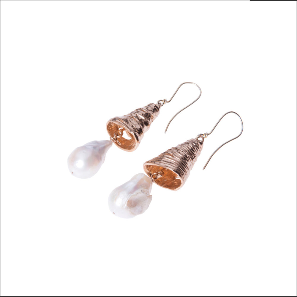 MIRIAM NORI - Orecchini in Bronzo Cono