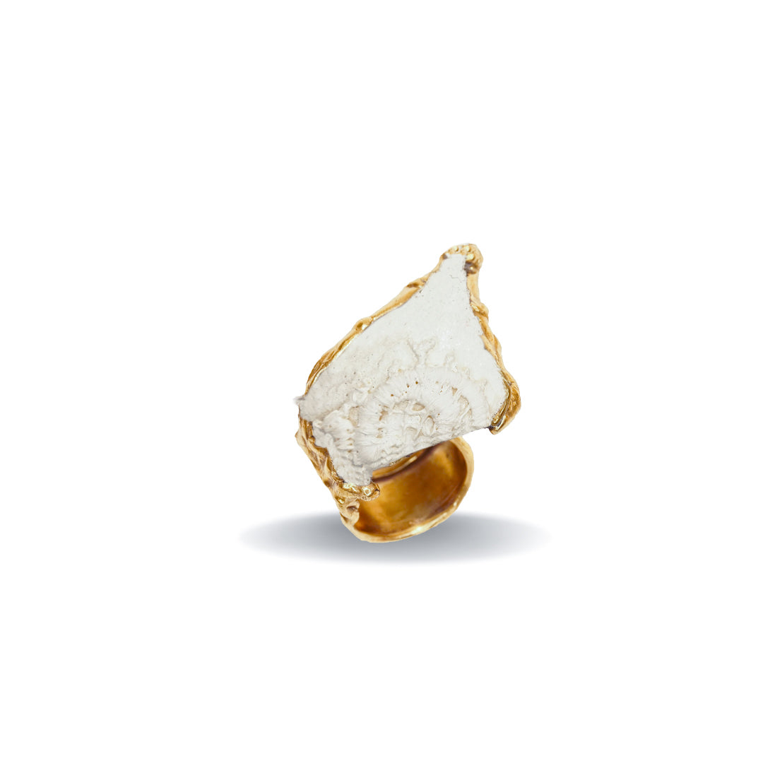 Anello Frame in Pizzo -Bianco