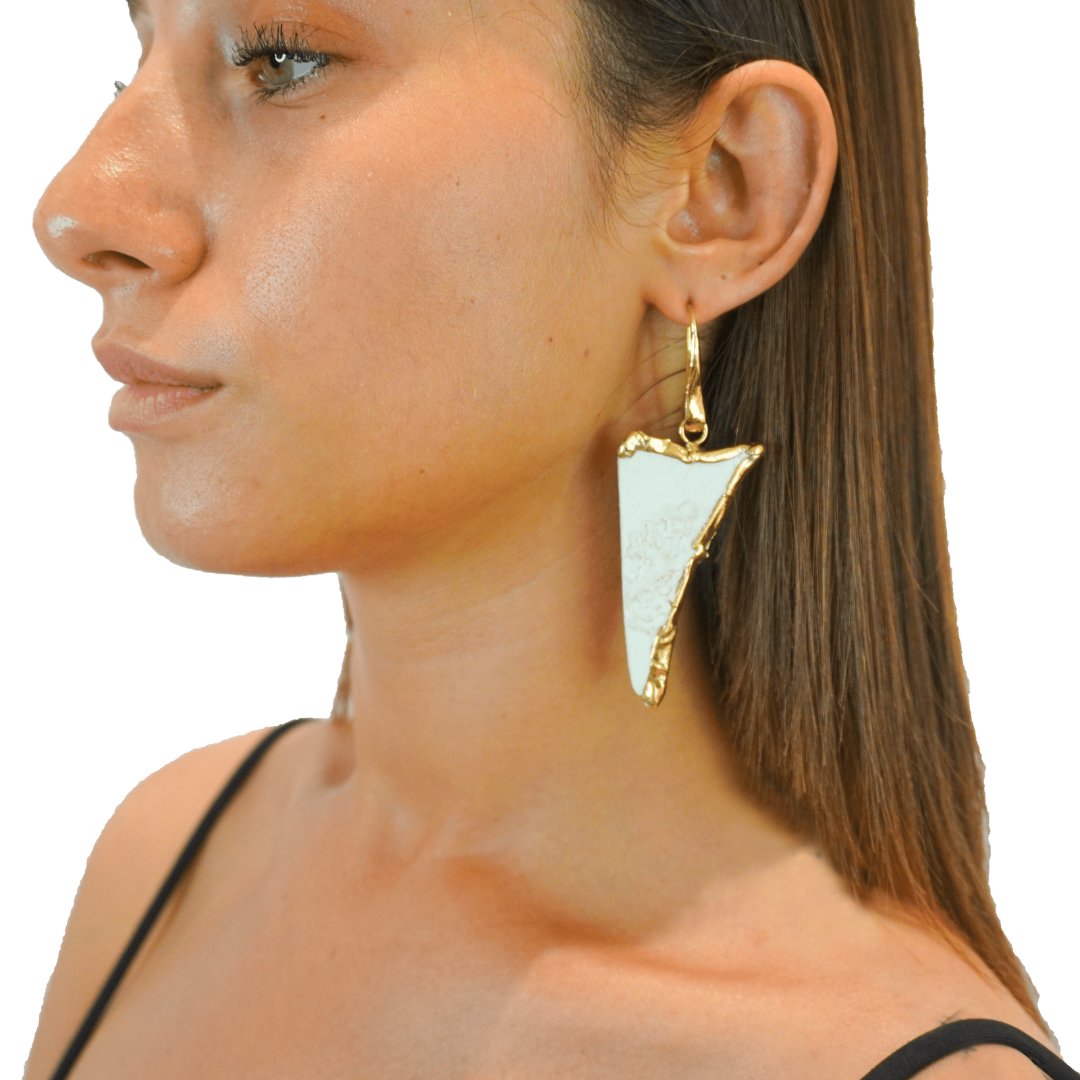 Pendenti Frame in Pizzo-Bianco