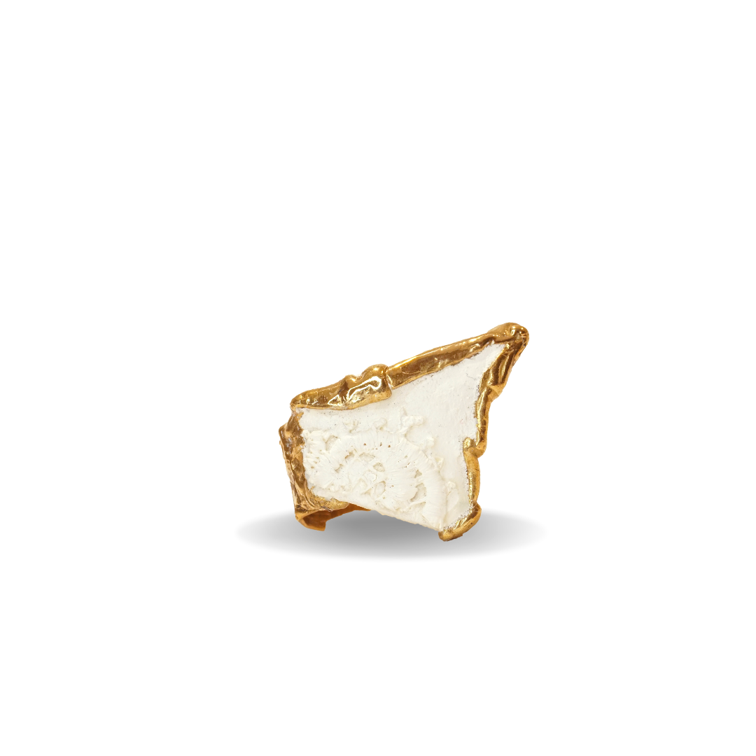 Anello Frame in Pizzo -Bianco