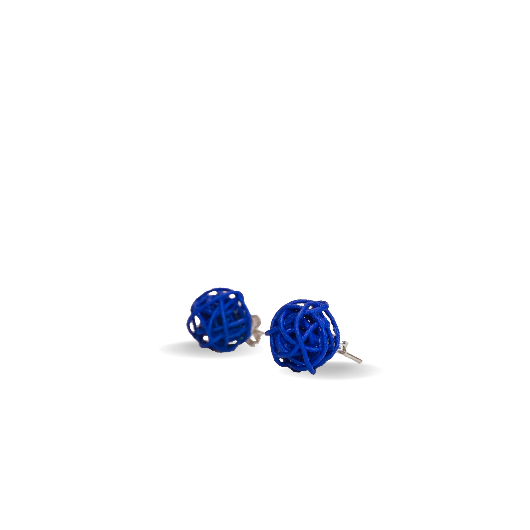Orecchini Lobo Dedalus - Blu