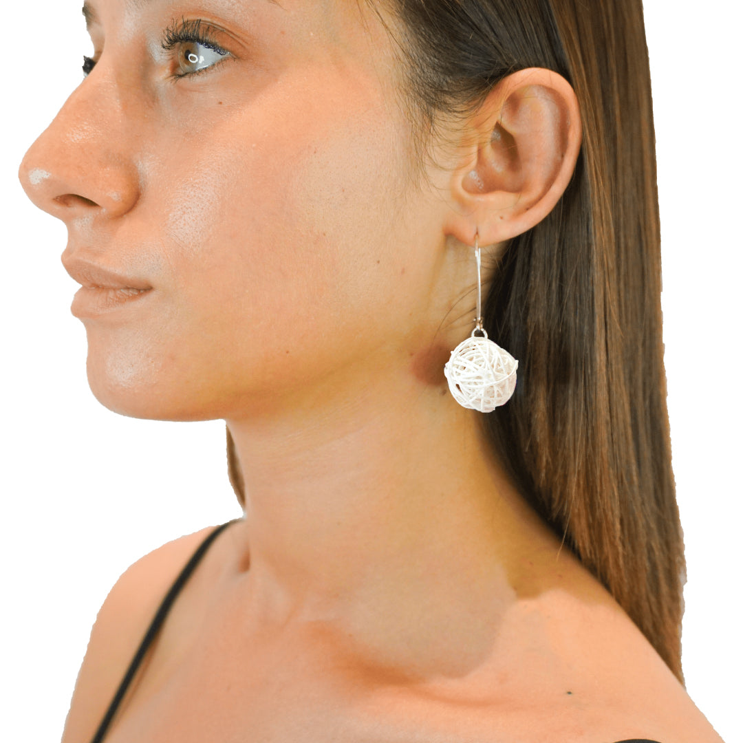 Pendenti Dedalus Sfera Grande-Bianco