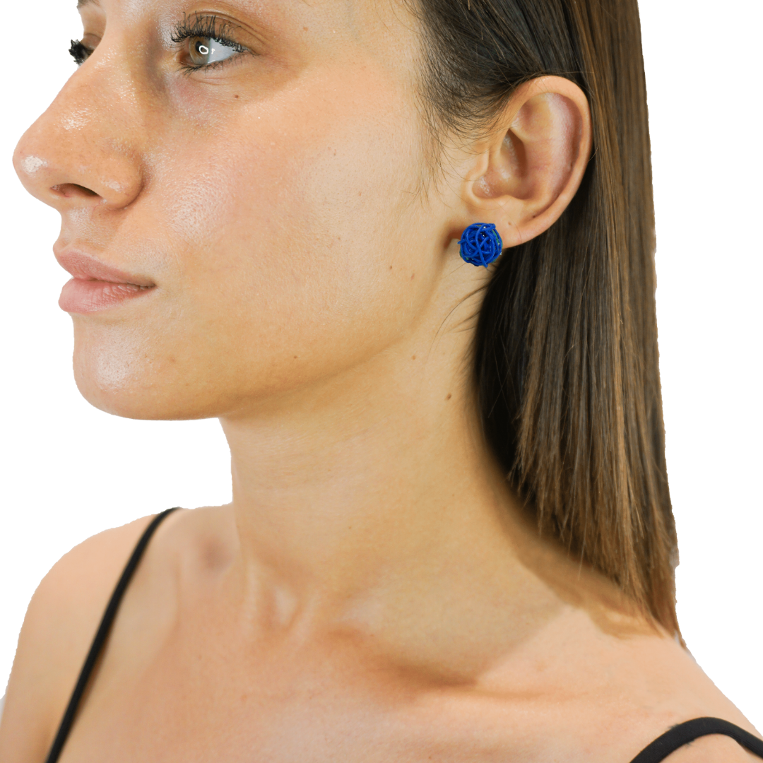 Orecchini Lobo Dedalus - Blu