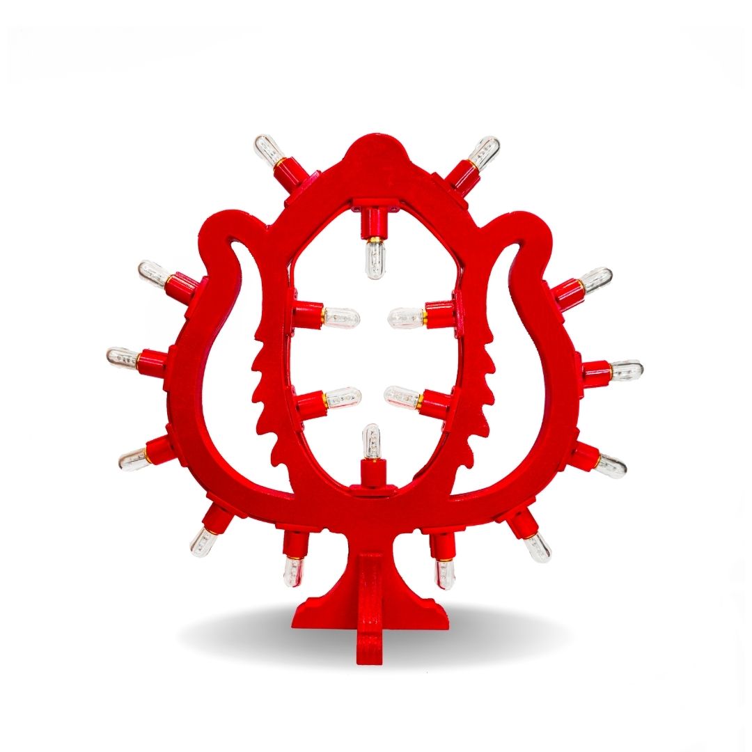 Lampada pumo Rosso Carminio