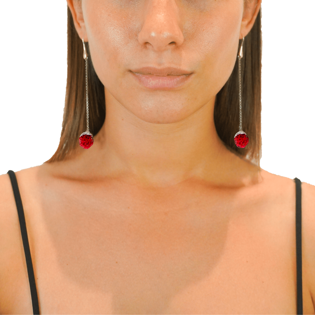 Pendente Dedalus Sfera Piccola- Rosso