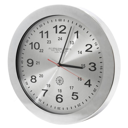 A. G. SPALDING & BROS. - Orologio da parete Twentyfour alluminio