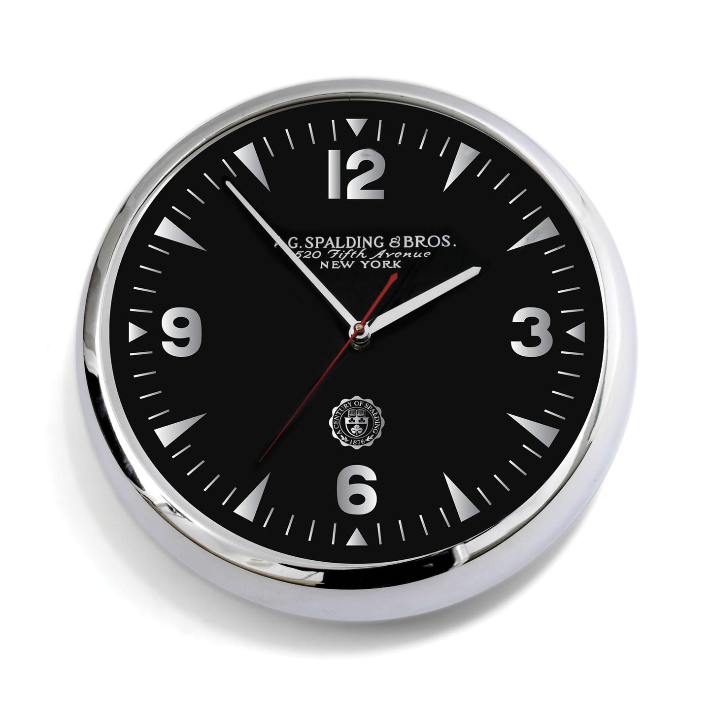 A. G. SPALDING & BROS. - Orologio da parete classic Nero