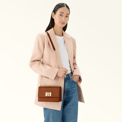 FURLA - 1927 Mini Crossbody - Cognac