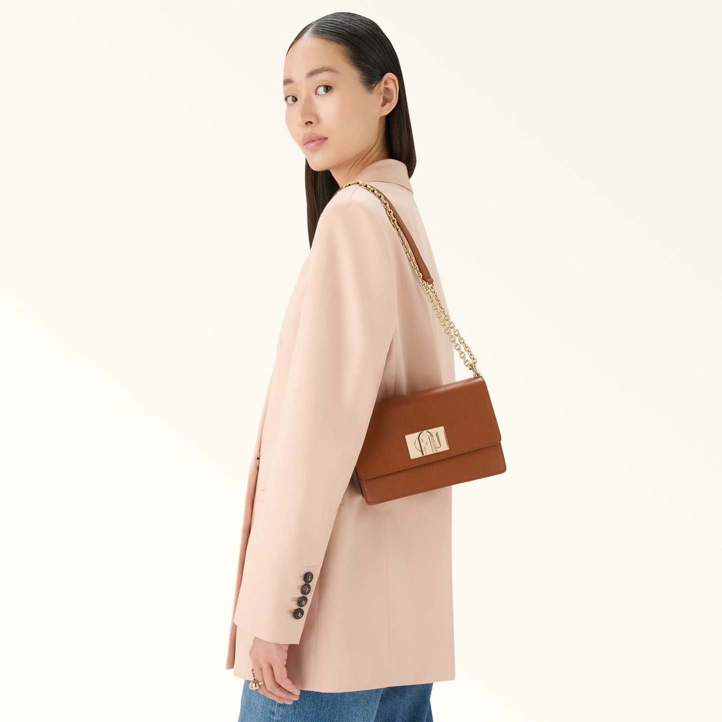 FURLA - 1927 Mini Crossbody - Cognac