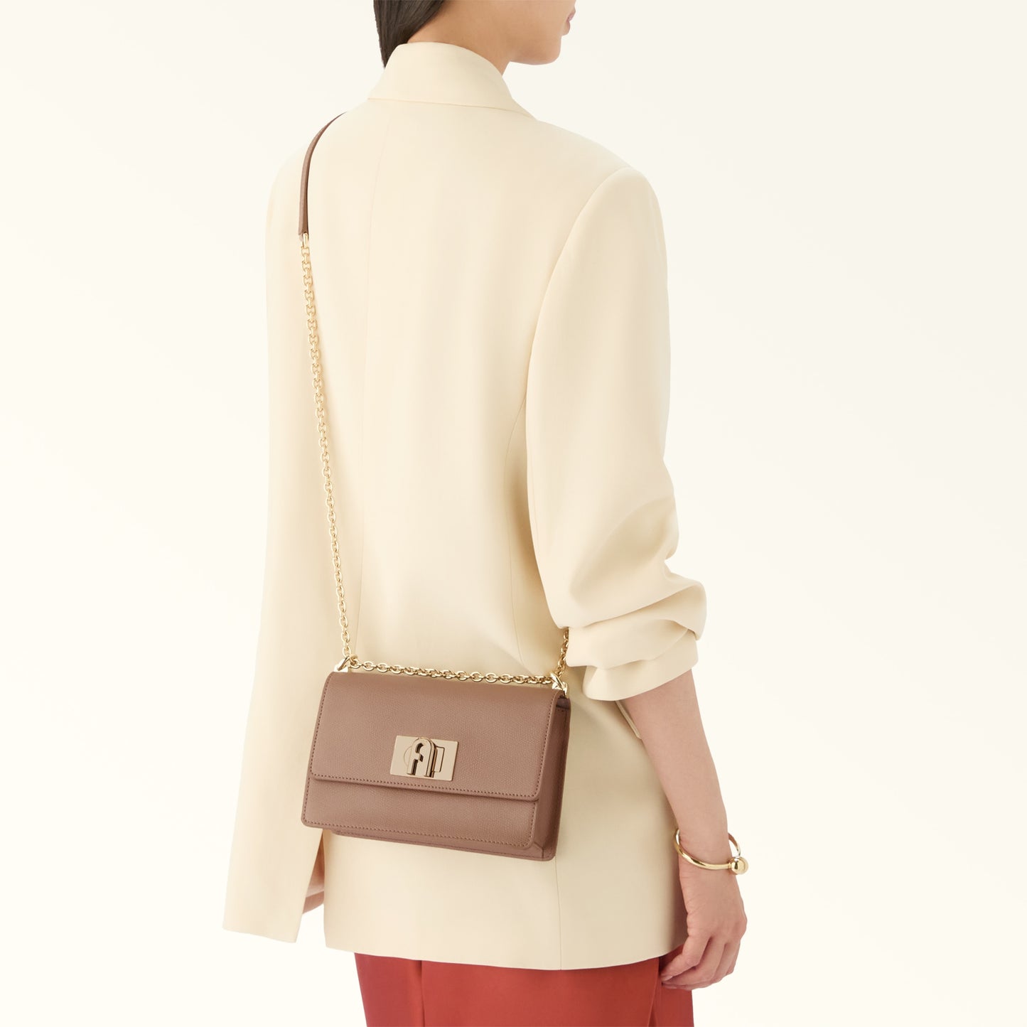 FURLA - 1927 Mini Crossbody - Greige