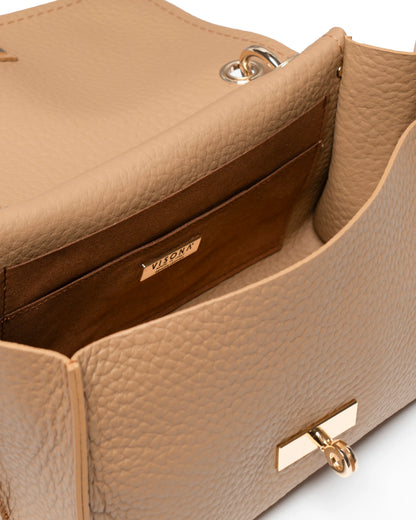 VISONA' - Borsa Posillipo Small - Tan