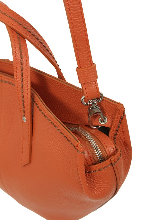 VISONA' - Borsa Small Sunrise - Papaya