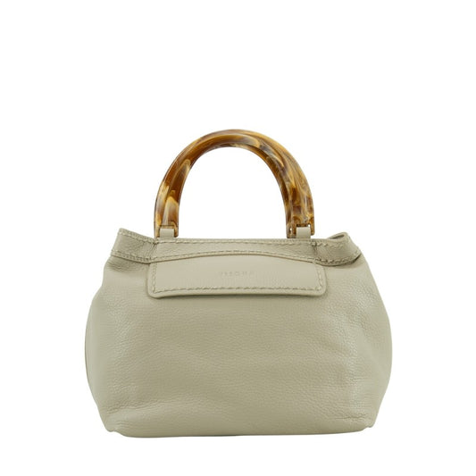 VISONA' - Borsa Ambra Medium - Latte/Quercia