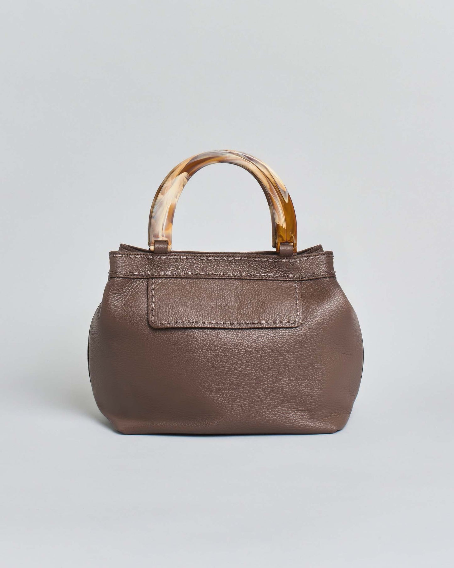 VISONA' - Borsa Ambra Medium - Corteccia