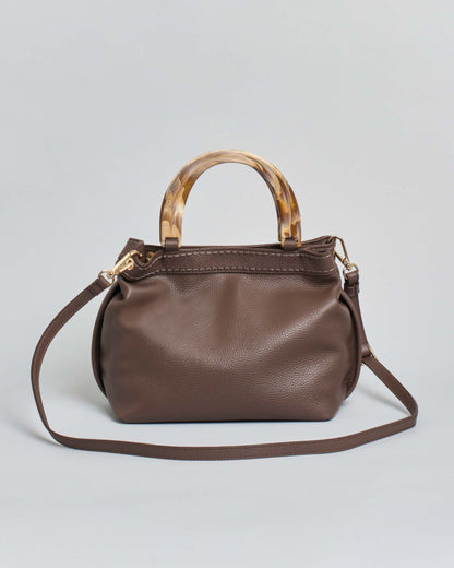 VISONA' - Borsa Ambra Medium - Corteccia