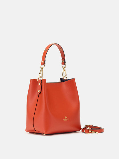 CUOIERIA FIORENTINA - Borsa Secchiello Alice Arancio