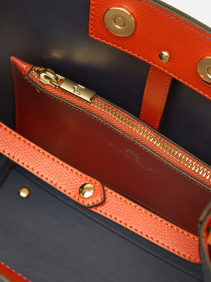 CUOIERIA FIORENTINA - Borsa Secchiello Alice Arancio