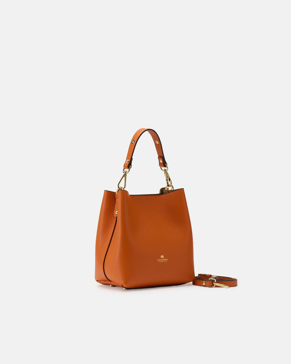 CUOIERIA FIORENTINA - Borsa Secchiello Candy - Arancio
