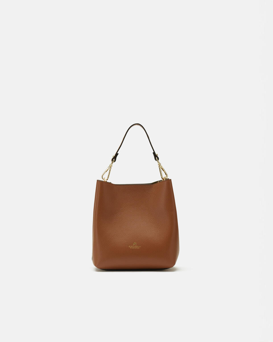 CUOIERIA FIORENTINA - Borsa Secchiello Candy - Caramel