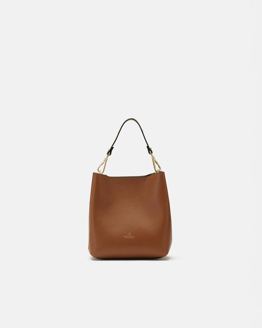 CUOIERIA FIORENTINA - Borsa Secchiello Candy - Caramel