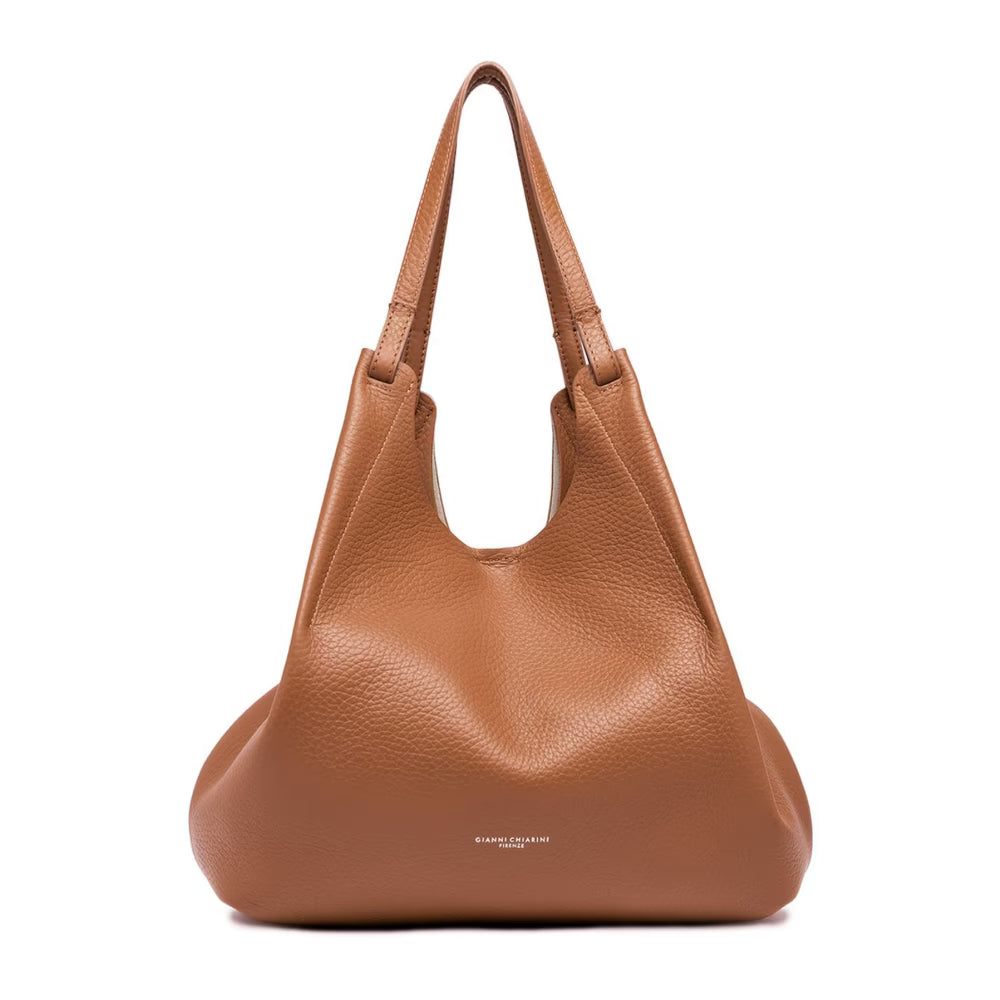 GIANNI CHIARINI - Borsa Dua Large - Caramello Sabbia