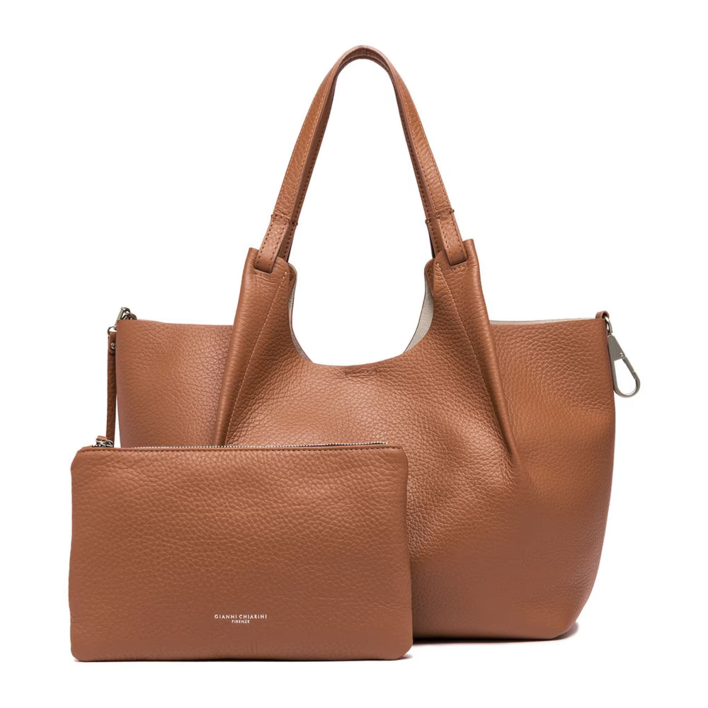 GIANNI CHIARINI - Borsa Dua Large - Caramello Sabbia