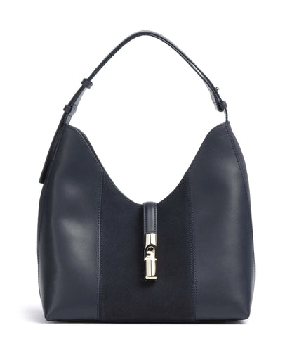 FURLA -  Borsa a spalla Goccia L suede - Toni Mediterraneo