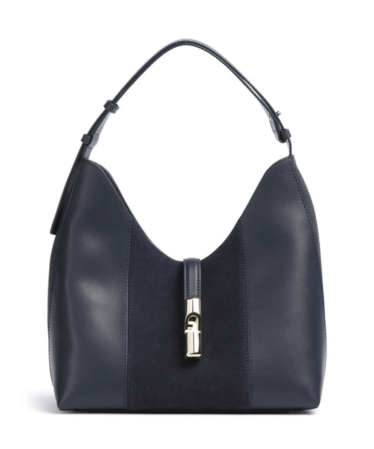 FURLA -  Borsa a spalla Goccia L suede - Toni Mediterraneo