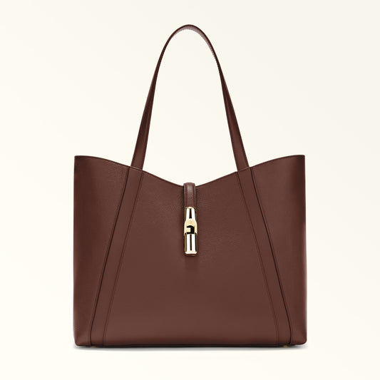 FURLA -  Borsa Goccia Shopping L  - Cioccolato