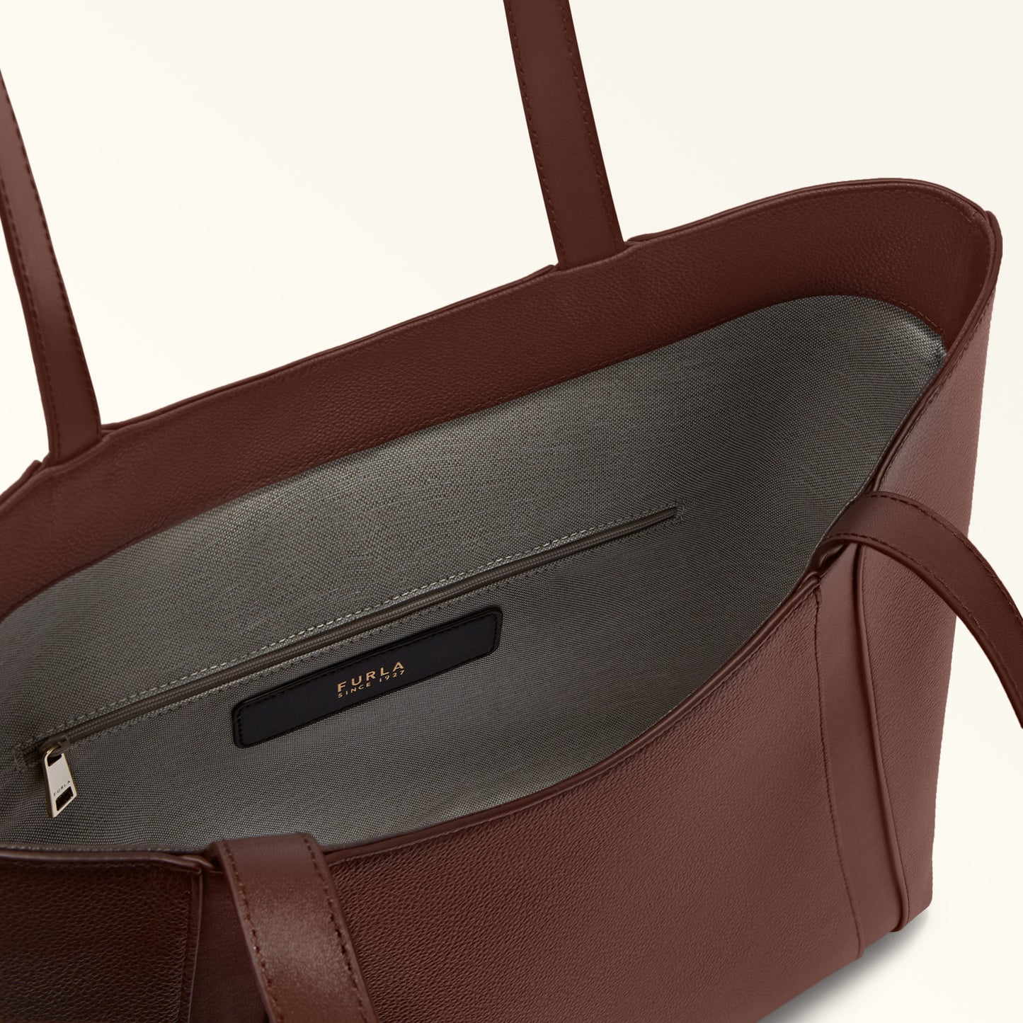FURLA -  Borsa Goccia Shopping L  - Cioccolato