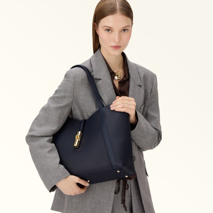FURLA -  Borsa Goccia Shopping L  - Ink Blue