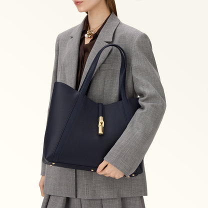 FURLA -  Borsa Goccia Shopping L  - Ink Blue