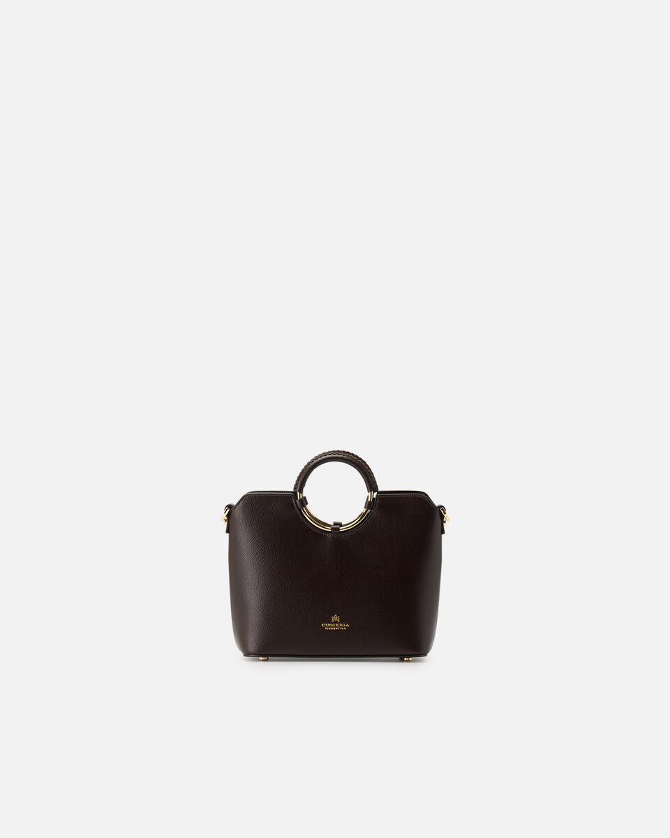 CUOIERIA FIORENTINA - Tote Bag Piccola Oblò - Testa Moro