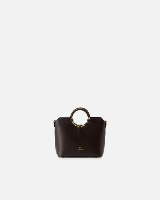 CUOIERIA FIORENTINA - Tote Bag Piccola Oblò - Testa Moro