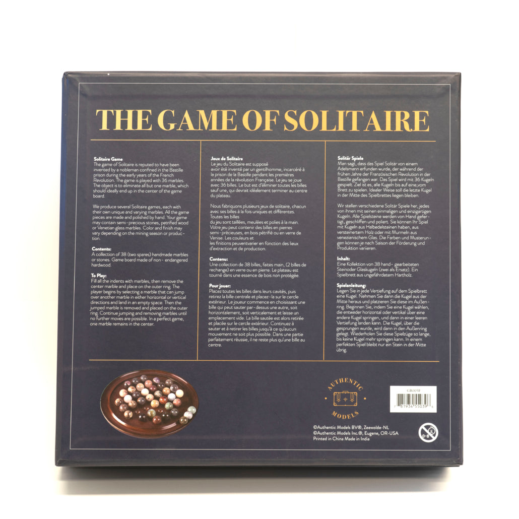 AUTHENTIC MODELS - Solitario con biglie in minerali semi-preziosi GR005F