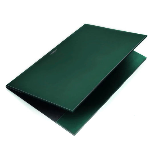 A. G. SPALDING & BROS. - Sottomano doppio in pelle verde, 60x40