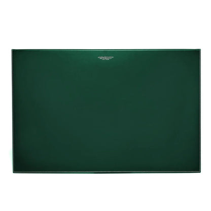 A. G. SPALDING & BROS. - Sottomano doppio in pelle verde, 60x40