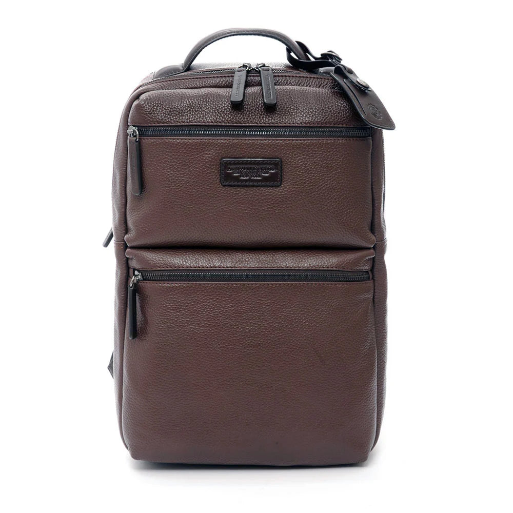 A. G. SPALDING & BROS. - Zaino Square Full Grain - Marrone