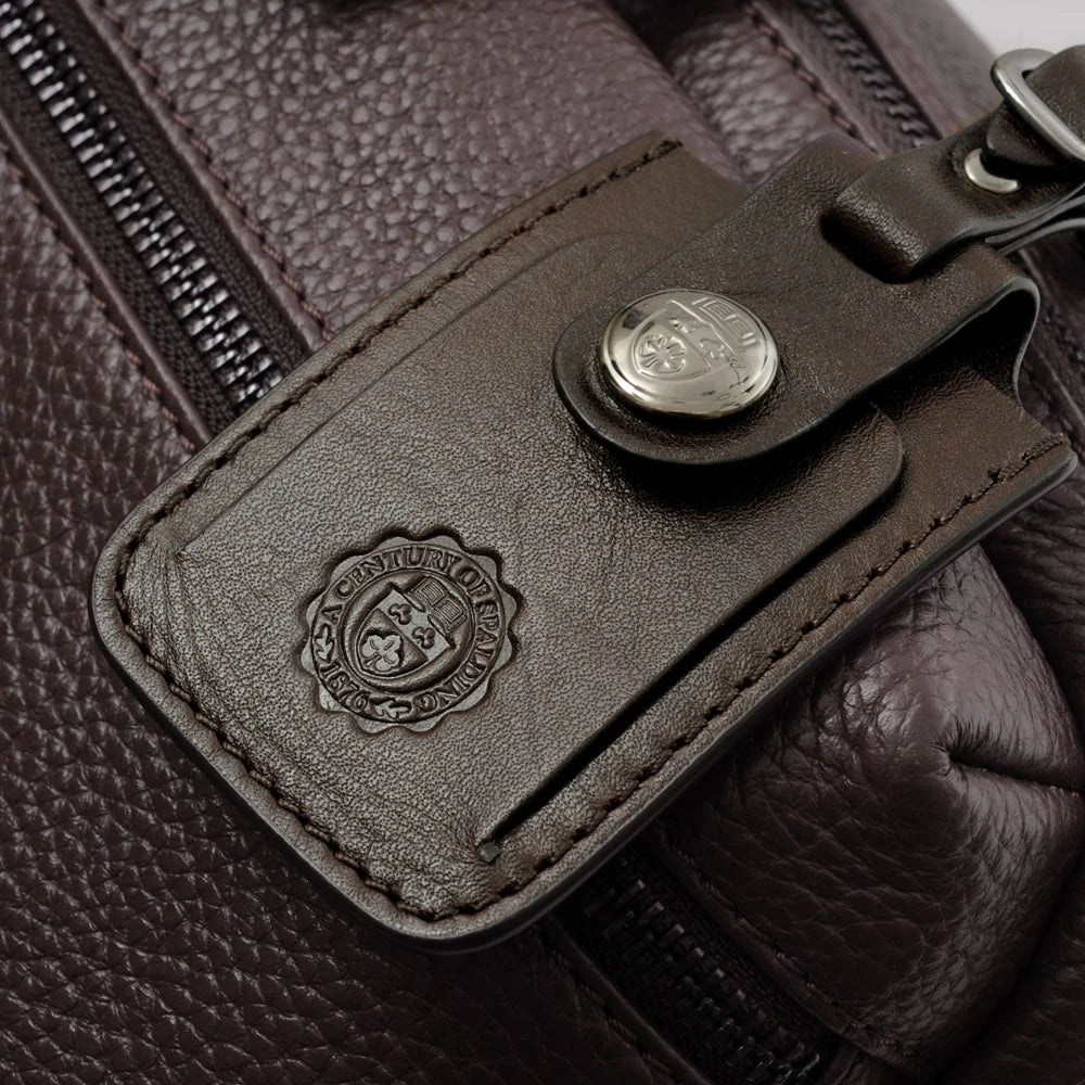 A. G. SPALDING & BROS. - Zaino Square Full Grain - Marrone
