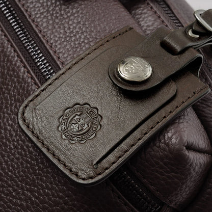 A. G. SPALDING & BROS. - Zaino Square Full Grain - Marrone