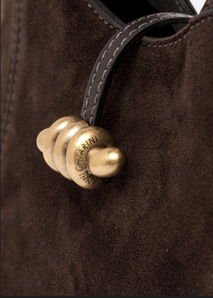 GIANNI CHIARINI - Borsa Infinity - Medium - Moka
