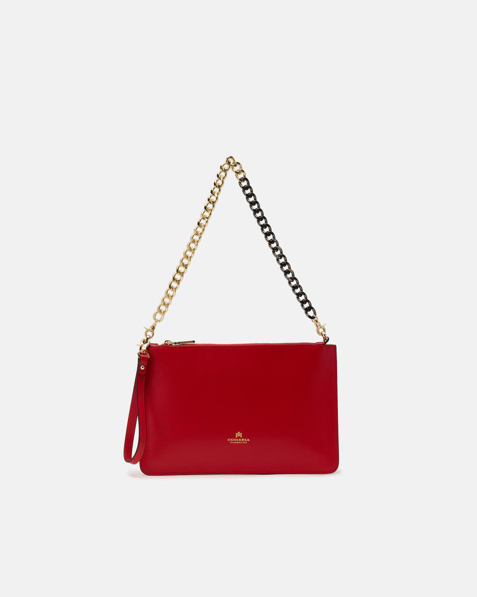 CUOIERIA FIORENTINA - Alice pochette Tomato